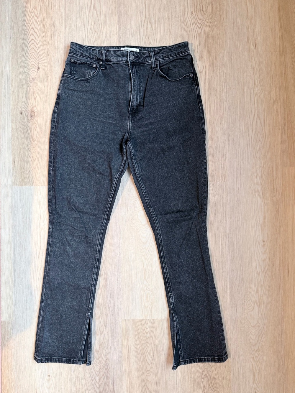 Abercrombie & Fitch Curve Love Black The Skinny High-Rise Jeans